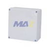 CAJA DE PASO SIN CONOS MARCA TM EN ABS DE 150X150X70MM