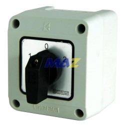 CAJA PARA INTERRUPTOR ROTATIVO DE 10 A 25 AMPERIOS DE 3 Y 4 POLOS TAMAÑO 48X48MM