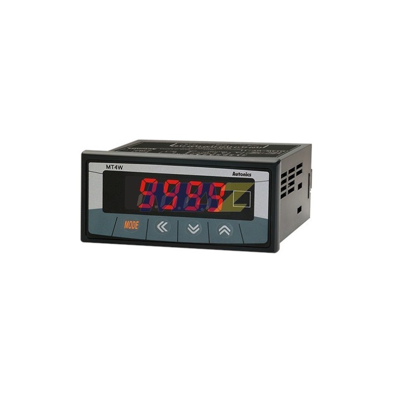 Amperimetro Digital 100-240Vac 96X48 0-5A 4 Dig (Indicador)