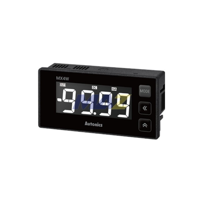Amperimetro Digital Ac/Dc Lcd 96X48Mm 4 Dígitos Entrada 0-5A 24-240Vac 50/60Hz