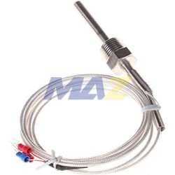 Termocupla Tipo K 3/16 X 15Mm 1M Cable Anexos
