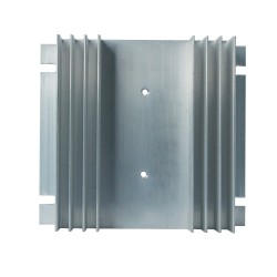 Disipador De Calor De Aluminio Para 1 Rele De Estado Solido De  10 A 70 Amp TamaÑO 110X125X50Mm, Marca Tm