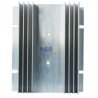Disipador De Calor De Aluminio Para 1 Rele De Estado Solido De  10 A 100 Amp TamaÑO 150X125X50Mm, Marca Tm