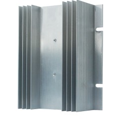 Disipador De Calor De Aluminio Para 1 Rele De Estado Solido De  10 A 100 Amp TamaÑO 150X125X50Mm, Marca Tm