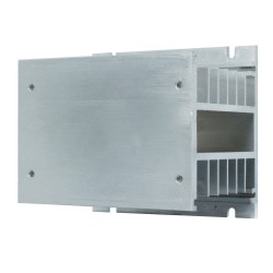 Disipador De Calor De Aluminio Para 2 Rele De Estado Solido De  10 A 100 Amp TamaÑO 150X80X80Mm, Marca Tm