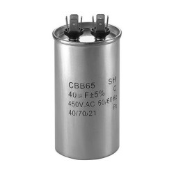 CAPACITOR DE TRABAJO 55 MFD 370 VAC METALICO