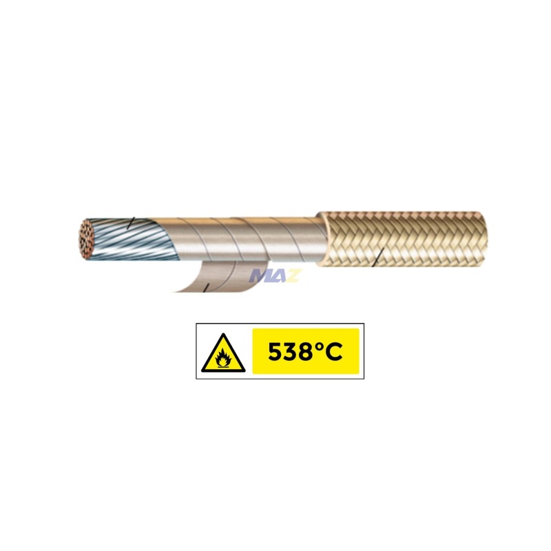 Cable F/V 24AWG 538°C