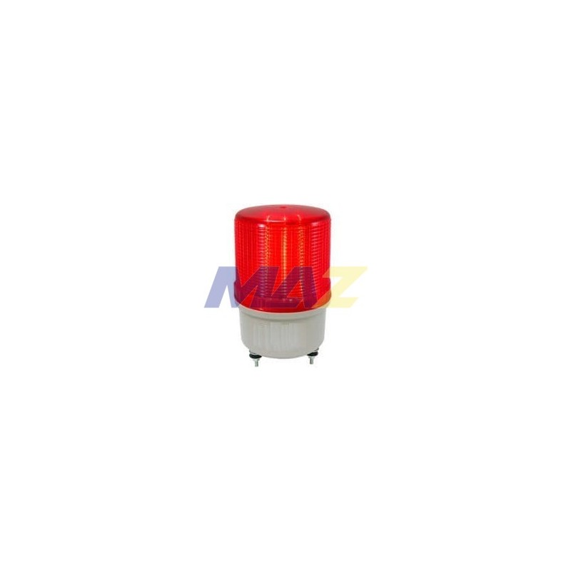 Lámpara Rotativa Led Roja 100X148Mm Con Buzzer 100-240Vac