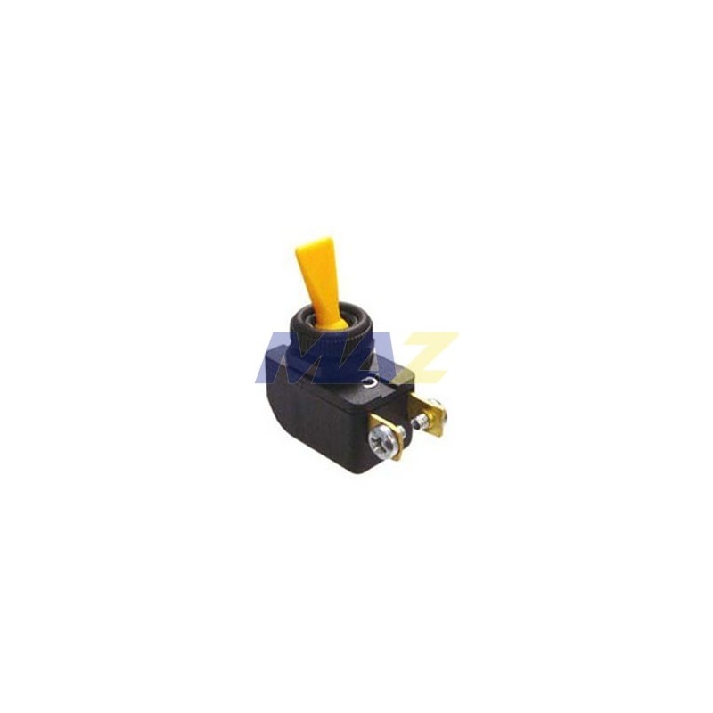 Interruptor De Codillo Palanca Plástica 1P 6A 125A Amarillo