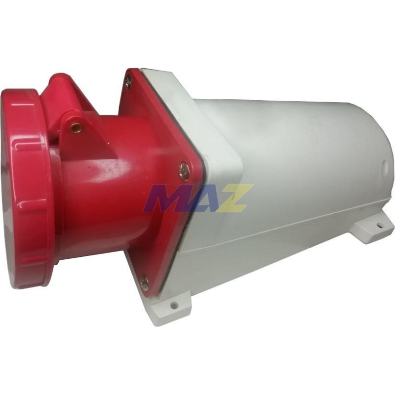 Toma Industrial 3P+E 125A 415Vac Impermeable Sobreponer