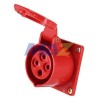 TOMA EMPOTRABLE 16A 380-440 3P+T 6H IP67 ROJO MARCA TP