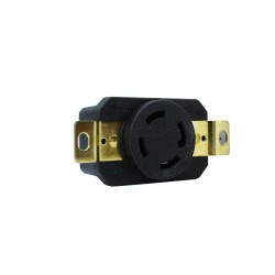 Tomacorriente De Seguridad, Media Vuelta, Nema L14-30R Empotrable 30A 125/250V 3P+T, Ul