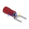 TERMINAL HORQUILLA AWG 22-16 ROJO 5/32 PULGADAS