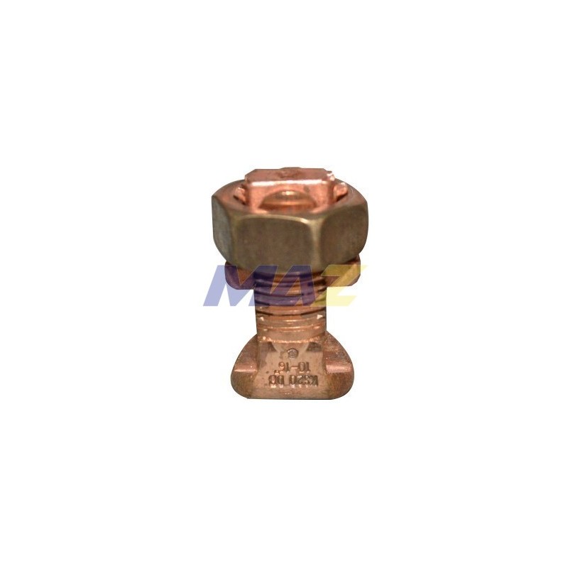 CONECTOR DE PERNO PARTIDO EN COBRE PRINCIPAL 750MCM-4/0 AWG DERIVACIÓN 4/0AWG