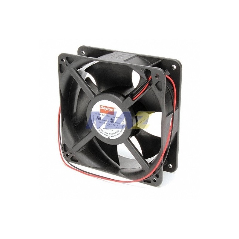 VENTILADOR AXIAL 4-11/16 X 4-11/16 X 1-1/2 PULGADAS 12VDC 107CFM