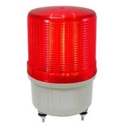 Lámpara Rotativa Led Roja 100X148Mm Con Buzzer 24V Ac/Dc