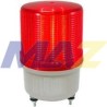 Lámpara Rotativa Led Roja 100X148Mm Con Buzzer 24V Ac/Dc