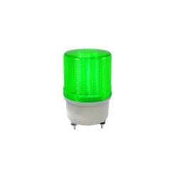 Lámpara Rotativa Led Verde 100X148Mm Sin Buzzer 24V/Dc