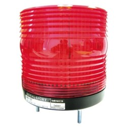 Lámpara De Señalización Roja Fija - Intermitente - Rotativa Con Alarma Audible 100Db 90-240Vac Ms115T Menics