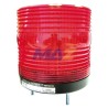 Lámpara De Señalización Roja Fija - Intermitente - Rotativa Con Alarma Audible 100Db 90-240Vac Ms115T Menics