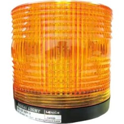 Lámpara De Señalización Amarilla Fija - Intermitente - Rotativa Con Alarma Audible 100Db 90-240Vac Ms115T Menics