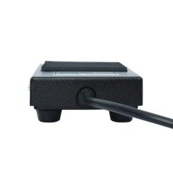 Interruptor De Pedal Compacto Negro