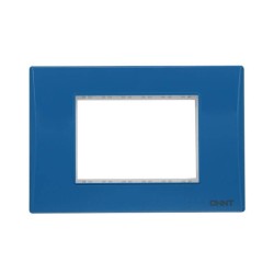 Placa color Azul con base