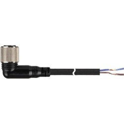CONECTOR CABLE HEMBRA 2 CABLES DC PVC 5 M LARGO