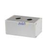 CAJA RECTANGULAR PARA PULSADOR 22MM 2 HUECOS, MARCA AUTONICS