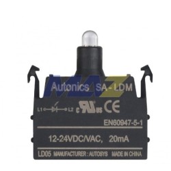 BLOQUE LED BLANCO 12-30 VDC/AC  MARCA AUTONICS