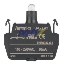 BLOQUE LED AMARILLO 110-220 MARCA AUTONICS