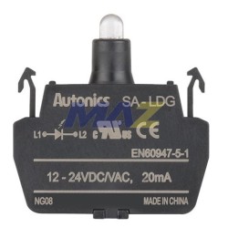 BLOQUE LED VERDE 12-24 VDC/AC MARCA AUTONICS