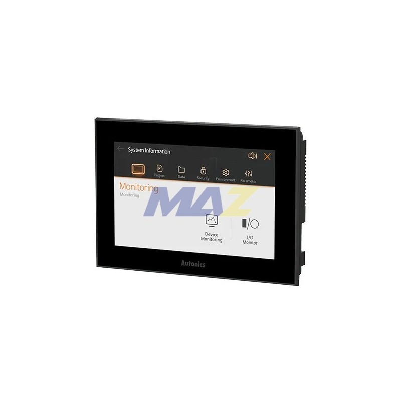 PANTALLA HMI 7 PULGADAS FULL COLOR CON FUNCION PLC SERIE ADVANCE PUERTOS RS232/422/USB/ETH/CAM 24VDC