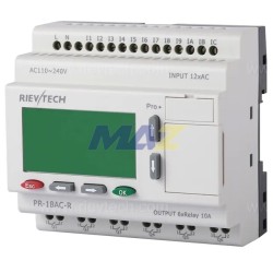 MINI PLC CON PANTALLA 110-240VAC 12 ENTRADAS DIGITALES Y 6 SALIDAS RELE