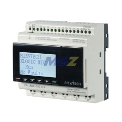 MINI PLC CON PANTALLA 24VDC 12 ENTRADAS DIGITALES