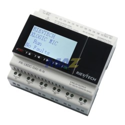 MINI PLC CON PANTALLA 24VDC 12 ENTRADAS DIGITALES