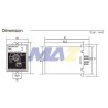 CONTROL NIVEL ELECTROSONDA 3 ELECT-NO INC 8 PINS RED 220VAC