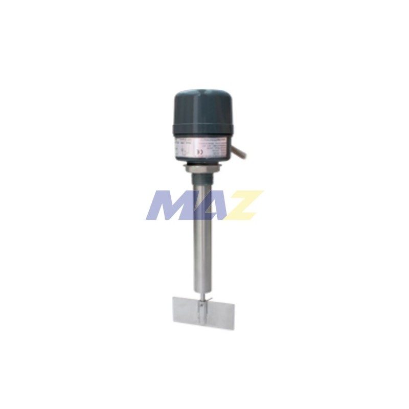 INTERRUPTOR ROTATIVO PARA CONTROL DE NIVEL DE SOLIDOS ROSCA 1 PULG PALETA DE 200MM DE LONG X 80MM X 40MM