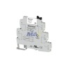 RELE TIPO SLIM 1C/O-SPDT BOBINA 115VAC/DC CAPACIDAD DE CONTACTO 6A/250VAC - 6A/30VDC INCLUYE BASE