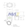 TRANSFORMADOR DE CORRIENTE 200A/0-0.33V 1 PULG DIAMETRO PARA CABLE