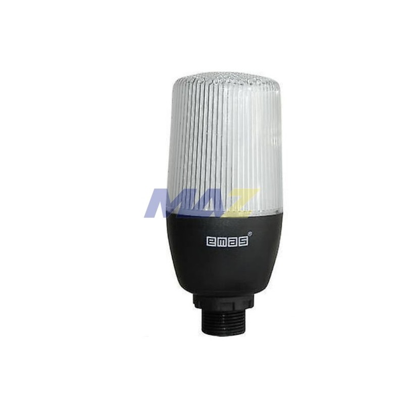 BALIZA LED MULTICOLOR DE 55MM DIAMETRO 24V AC/DC CON ZUMBADOR