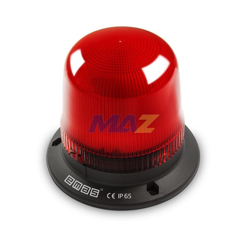 BALIZA LED MULTIFUNCIONAL ROJO DE 120MM DIAMETRO 24V A/DC