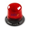 BALIZA LED MULTIFUNCIONAL ROJO DE 120MM DIAMETRO 24V A/DC