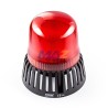 BALIZA LED MULTIFUNCIONAL ROJO CON SIRENA 130DB DE 120MM DIAMETRO 12/24 AC/DC