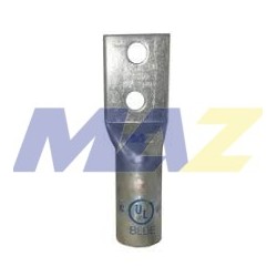 TERMINAL COBRE ESTAÑADO DOBLE OJO PARA ENTALLAR 250MCM HUECO DE 3/8-UL