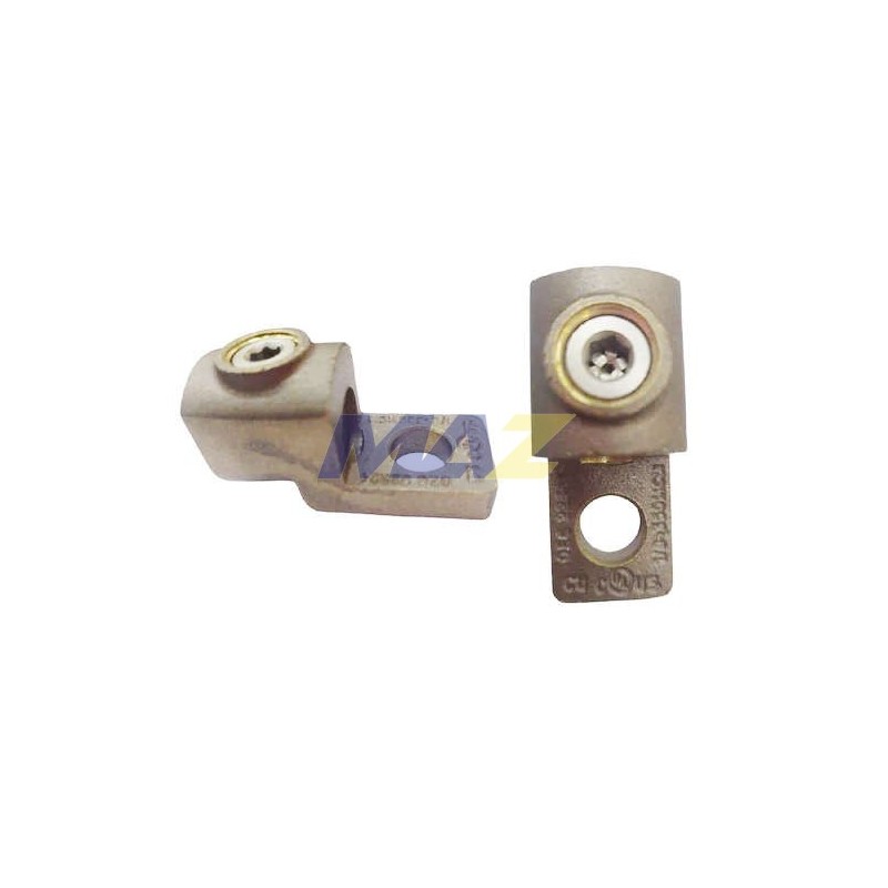 TERMINALES PARA BARRAS DE COBRE 1/0 AWG-250 MCM PARA TORNILLO 3/8 PULG