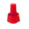 UNION TIPO RESORTE (TORNILLO) PARA CABLE 18-8AWG ROJO