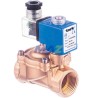 VALVULA SOLENOIDE 2 VIAS 1/2 PULG NC GRADO PROTECCION IP65 FLUIDOS ADMISIBLES AGUA-AIRE-GAS CUERPO