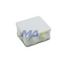 CAJA PASO IP55 80X80X36 MM (7 CONOS 20)