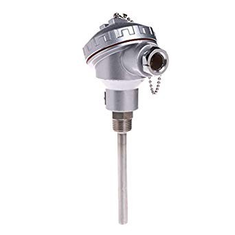01-04-017_1.jpg SENSOR DE TEMPERATURA RTD PT100, BULBO DE 1/4 PULG (6.4MM) X 15CM, ROSCA A PROCESO: 1/2NPT, TEMPERATURA MAXIMA DE OPERACION 350C, CON CABEZAL DE ALUMINIO, MAZPAK - Image 1